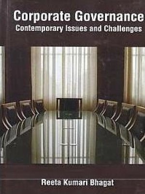 cover image of Corporate Governance Contemporary Issues and Challenges